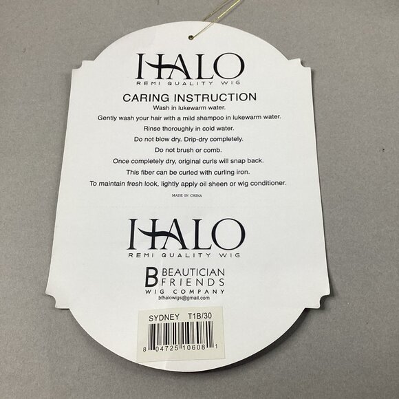 Sydney Short Curly #T1B/30 Black Honey Brown Remi Quality Full Wig - Picture 9 of 9